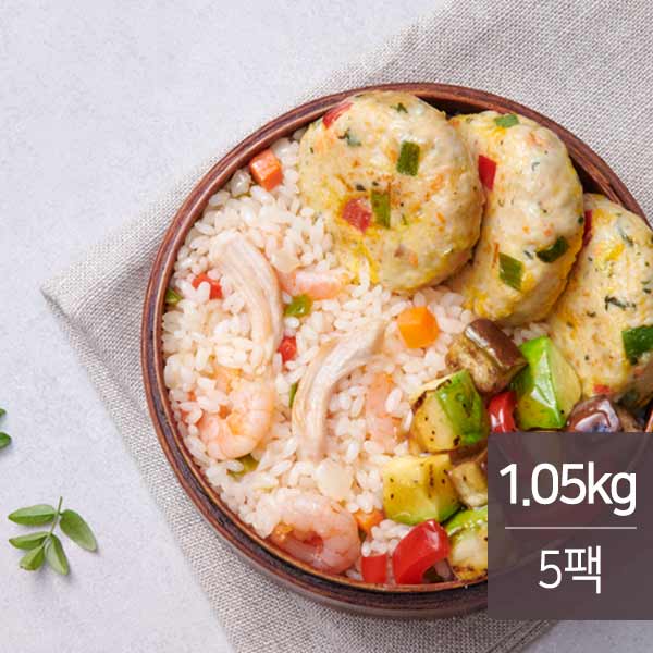 랭킹에 답이 있다 - 랭킹닭컴 맛있닭 다이어트 도시락 (새우볶음밥&동그랑땡) 210g X 5팩