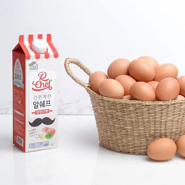 [프레쉬홈] 100% 신선한 국내산 신선 계란, 알쉐프 냉장 난백 1kg
