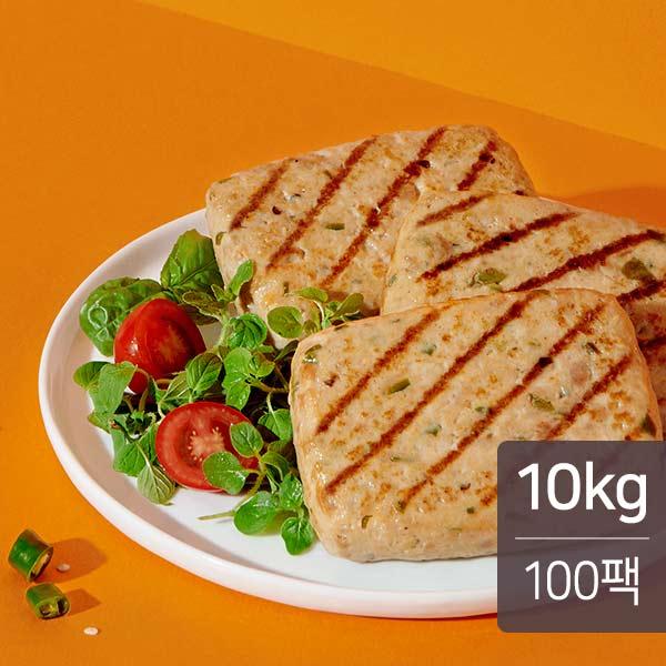잇메이트 닭가슴살 스테이크 고추맛 100g X 100팩(10kg)