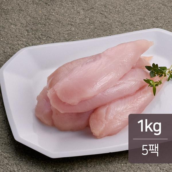 신선애 냉동 생닭안심살 200g X 5팩(1kg)