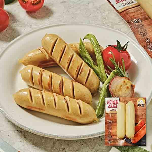 [푸드원] 탱글한 식감의 닭가슴살 소시지 120g