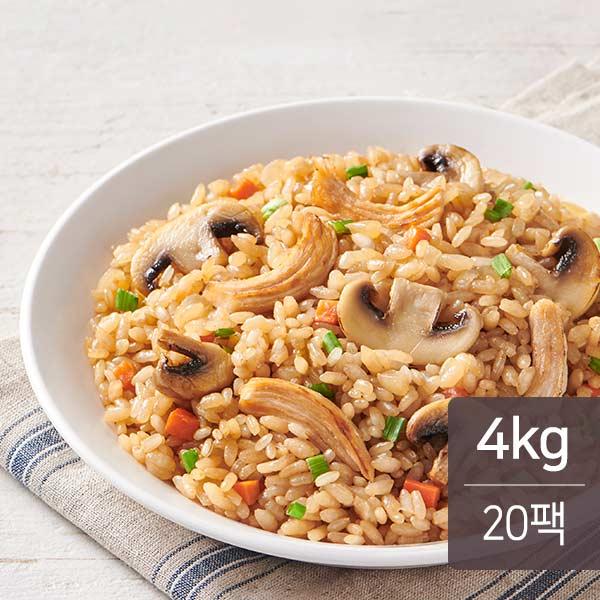 잇메이트 닭가슴살 현미 볶음밥 양송이맛 200g X 20팩(4kg)