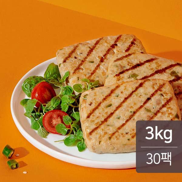 잇메이트 닭가슴살 스테이크 고추맛 100g X 30팩(3kg)