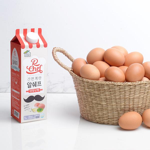 [알쉐프] 100% 신선한 국내산 계란으로 만든 냉장 난백 25%할인