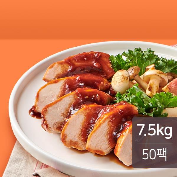 잇메이트 슬라이스 소스 닭가슴살 토마토 스테이크 150g X 50팩(7.5kg)