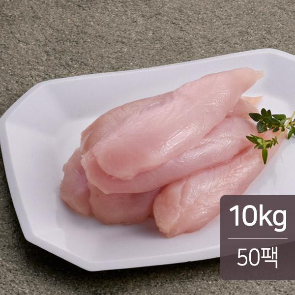 신선애 냉동 생닭안심살 200g X 50팩(10kg)