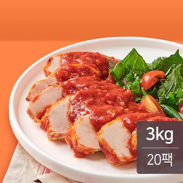 잇메이트 슬라이스 소스 닭가슴살 토마토 로제 150g X 20팩(3kg)