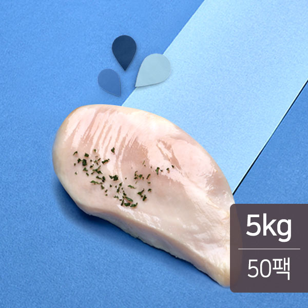 러브잇 소프트 닭가슴살 오리지널 100gx50팩(5kg)