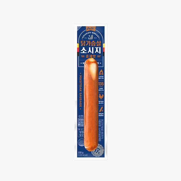맛있닭 닭가슴살 소시지 훈제 1팩