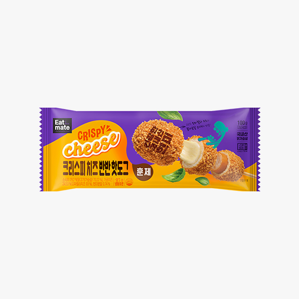 잇메이트 닭가슴살 크리스피 반반핫도그 100g
