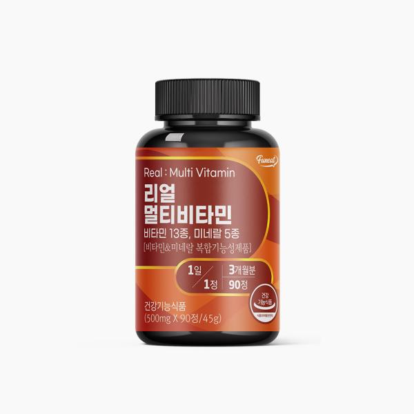 퍼니트 18종 복합기능성 리얼 멀티비타민 90정 (3개월분)