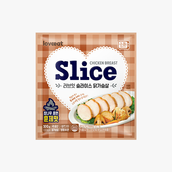 러브잇 슬라이스 닭가슴살 100g
