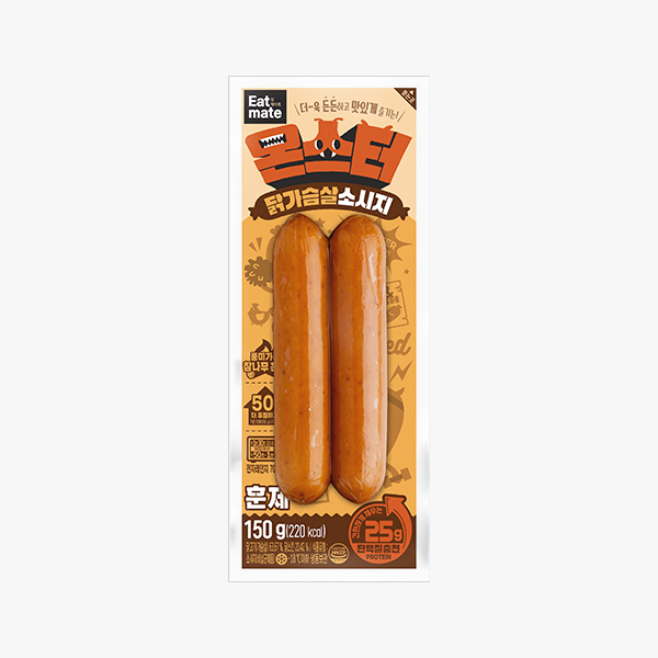 잇메이트 몬스터 닭가슴살 소시지 150g