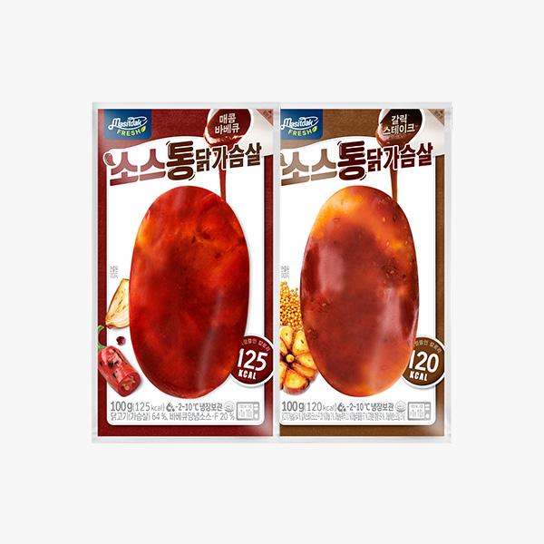 [소비기한임박특가] 맛있닭FRESH 냉장 소스 통 닭가슴살 52% 할인