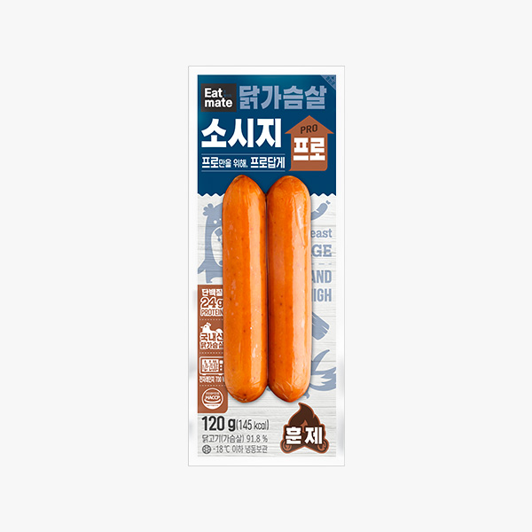 잇메이트 닭가슴살 소시지 프로 120g
