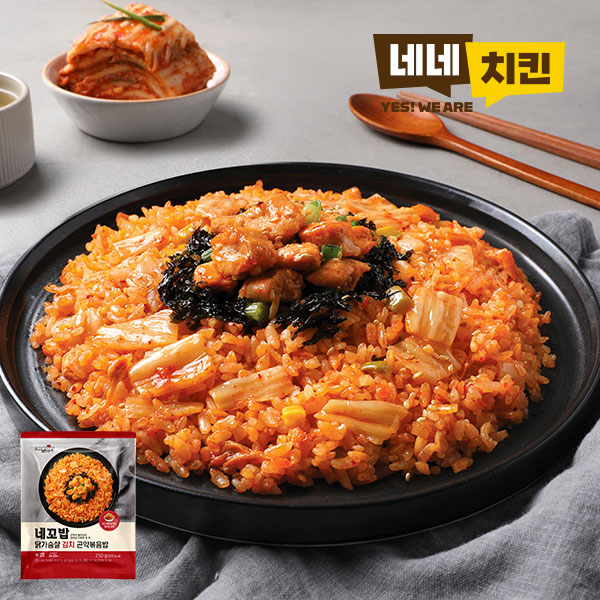 네네치킨 네꼬밥 닭가슴살 김치 곤약볶음밥 250g