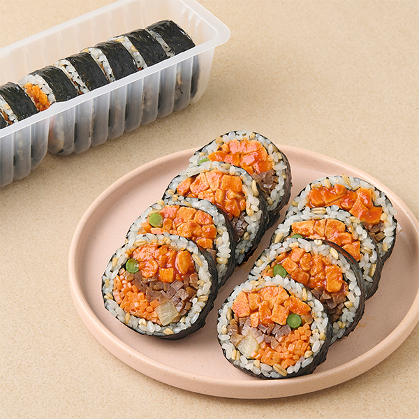 순위 치킨컴, 저당 귀리와 곤약으로 만든 오전 1시 오징어냉동김밥