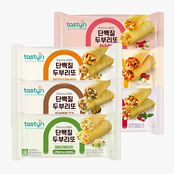 [테이스틴] 단백질 두부리또 6종 130g