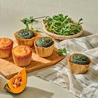 [무화당] 저당 머핀(쑥/단호박) 65g