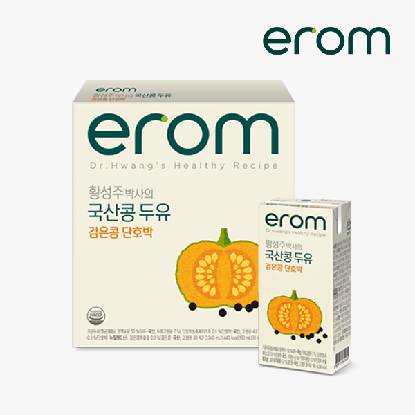 [이롬] 황성주 박사의 국산콩 두유 검은콩 단호박