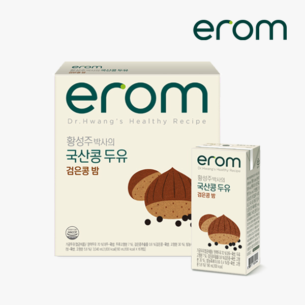 [이롬] 황성주 박사의 국산콩 두유 검은콩 밤