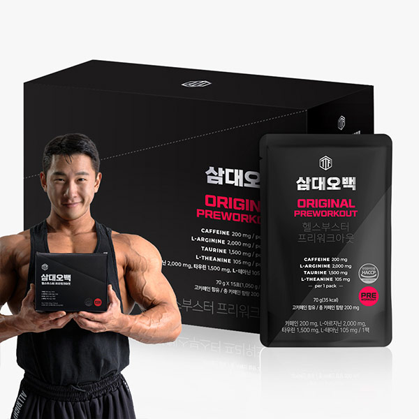 [뉴트리커먼] 삼대오백 헬스부스터 프리워크아웃 70g
