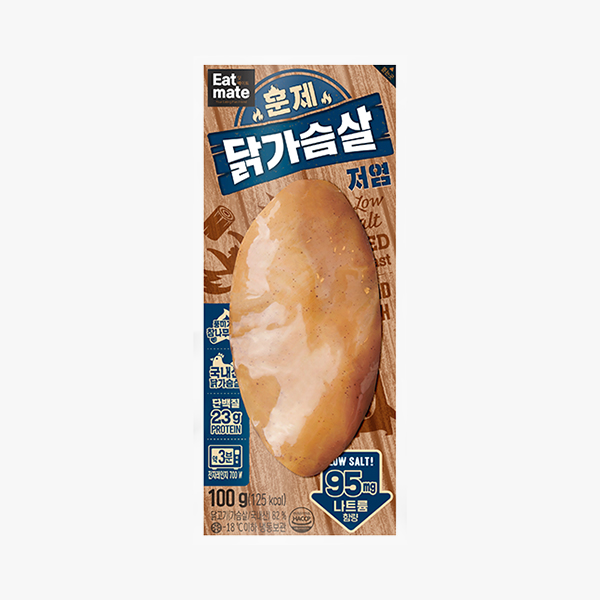 잇메이트 저염 훈제 닭가슴살 100g