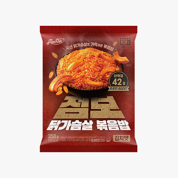 맛있닭 점보 닭가슴살 볶음밥 김치맛 350g