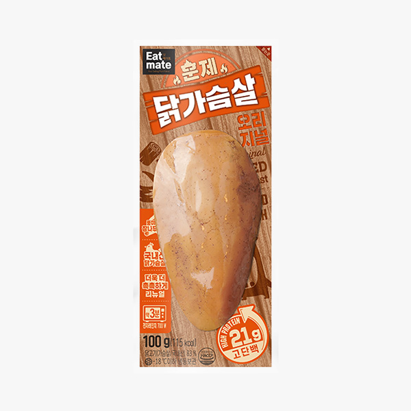 잇메이트 훈제 닭가슴살 100g~120g