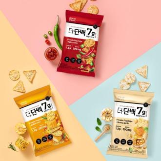 [빙그레] 더단백 프로틴 팝칩 3종 44g 12봉