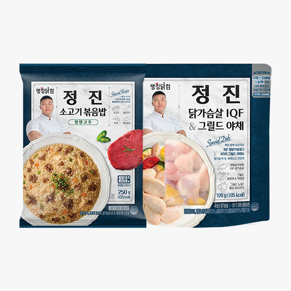 [랭킹닭컴X이용승] 정진 닭가슴살 IQF & 소고기 볶음밥 최대 ~34%할인