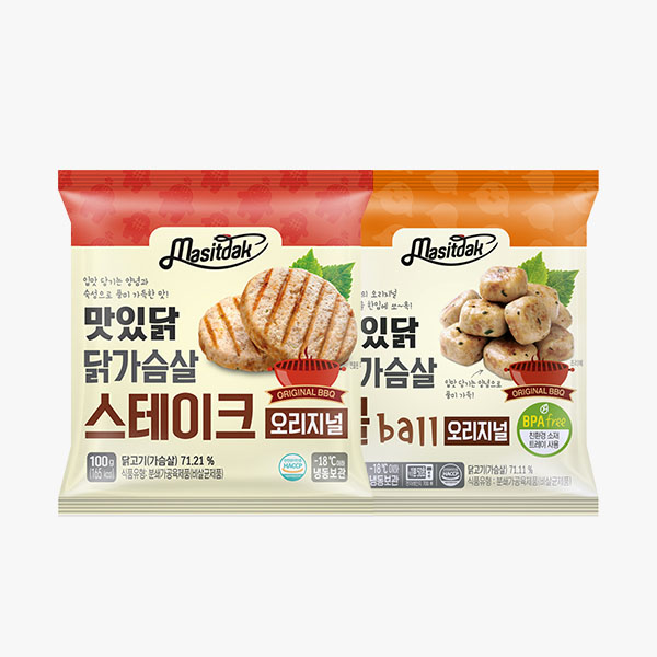 [맛있닭] 닭가슴살 스테이크&볼 10+10