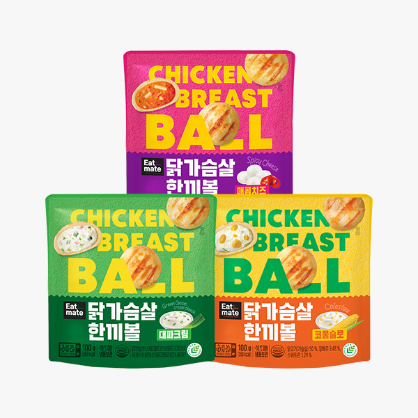 [잇메이트] 닭가슴살 한끼볼 1팩 1,590원~