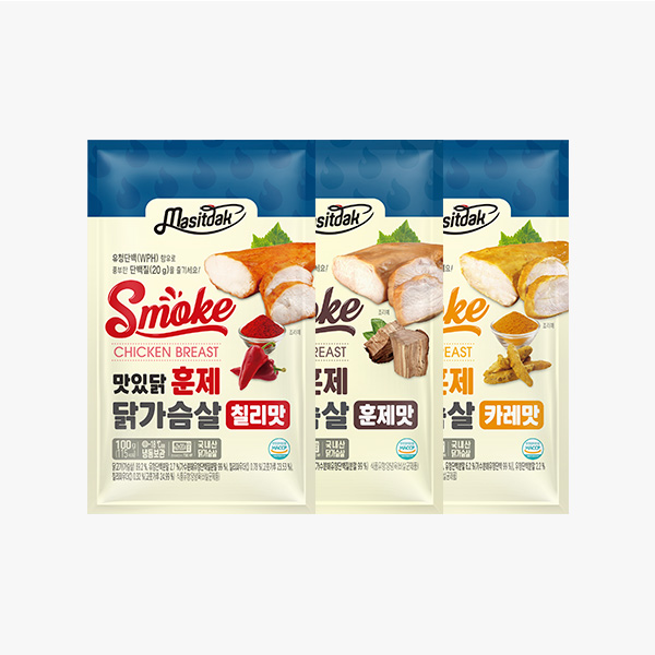 [맛있닭] 훈제 닭가슴살 10+10