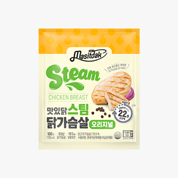 [대용량] 맛있닭 스팀 닭가슴살 오리지널 100g X 100팩