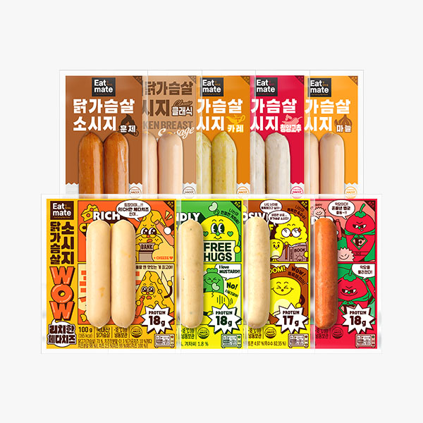 [잇메이트] 닭가슴살 소시지 10+3 & 20+8