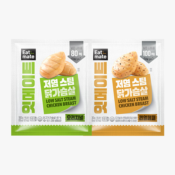 [잇메이트] 저염 스팀 닭가슴살 5+5 & 15+15