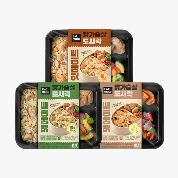 [잇메이트] 닭가슴살 도시락 3+3 & 6+6