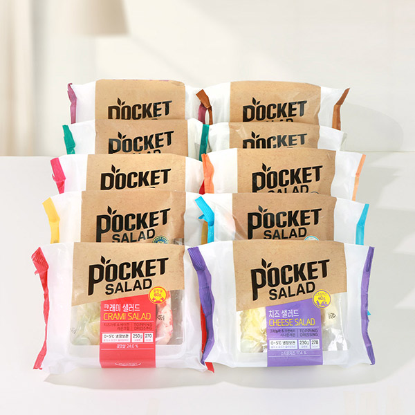 [포켓샐러드] 데일리 샐러드 10종 맛보기