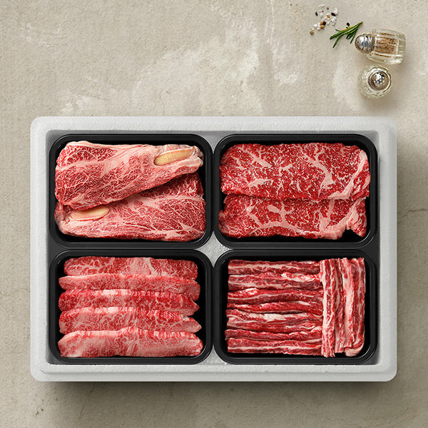 [인정식탁] 투쁠한소 한우 1++등급 선물세트 B