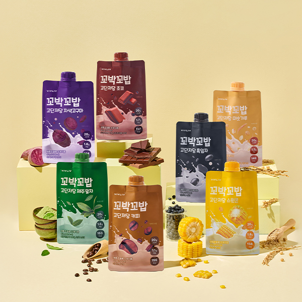 [비브리브] 꼬박꼬밥 고단저당 단백질 쉐이크