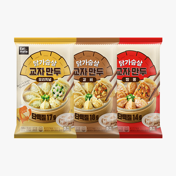 [잇메이트] 닭가슴살 교자만두 4+4