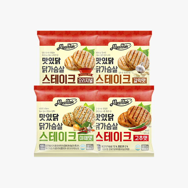 [대용량] 맛있닭 닭가슴살 스테이크 100g X 100팩