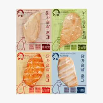 [푸드원] 훈제 닭가슴살 100g (냉동)