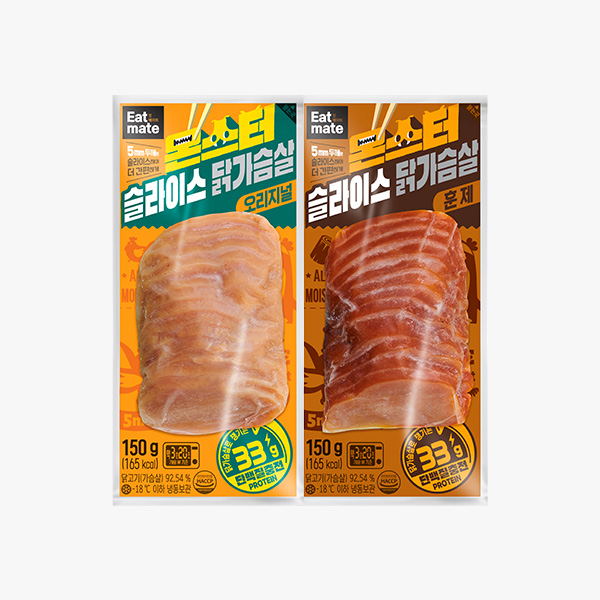 【하루특가】 [잇메이트] 몬스터 슬라이스 닭가슴살 5+5 & 10+10