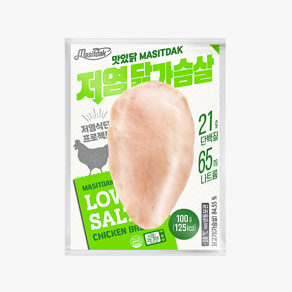 [맛있닭] 저염 닭가슴살 100g X 100팩
