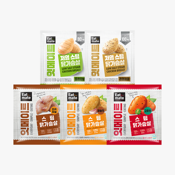 [잇메이트] 닭가슴살 스팀 5+5 & 15+15