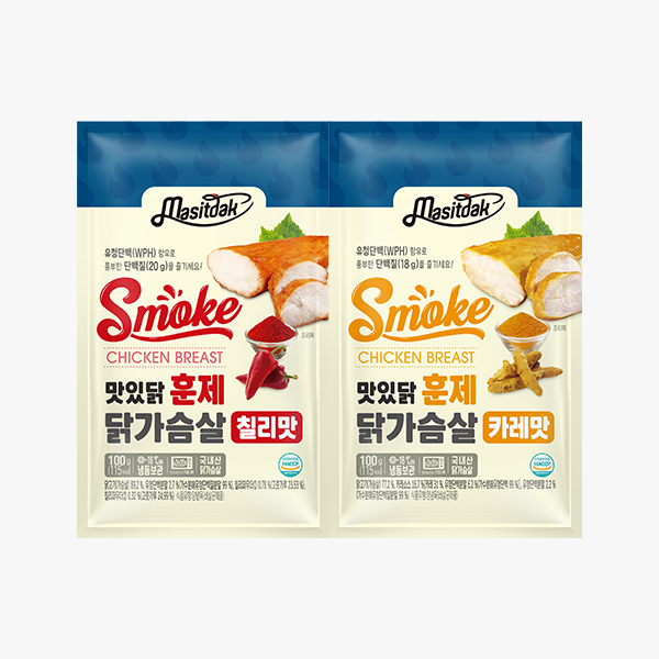 “더블특가” [맛있닭] 훈제 닭가슴살 5+5 