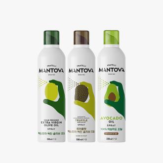 [만토바] 대용량 엑스트라 버진 올리브 오일 스프레이 330ml