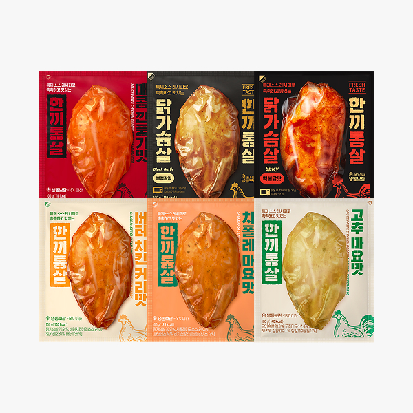 [한끼통살] 소스 닭가슴살